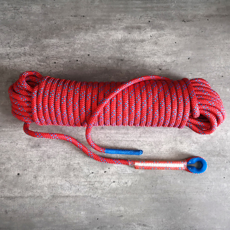 Corde 20m rouge + Aimant de pêche en néodyme avec anneau de levage